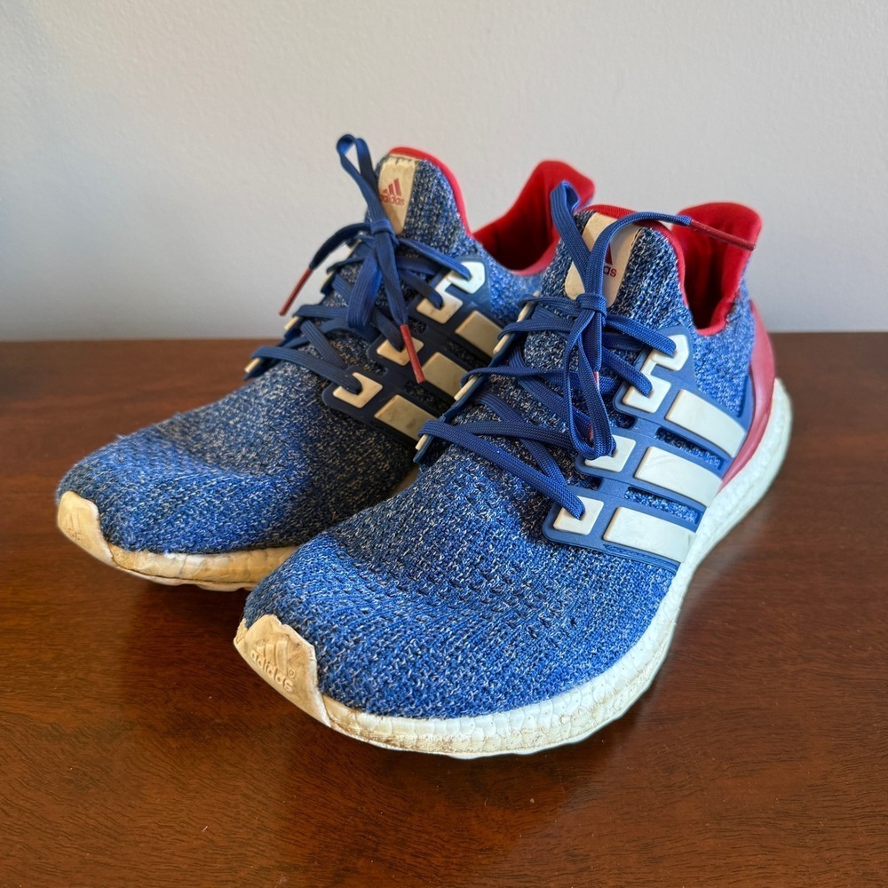 Adidas UltraBoost 1.0 Red White & Blue Men's Size 11 Running Shoes